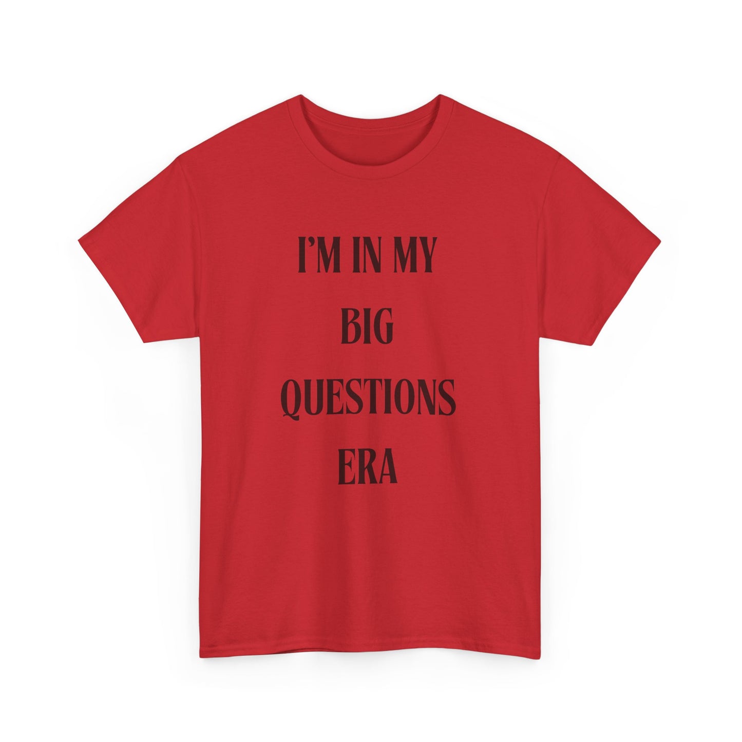 Big Questions Era Unisex Heavy Cotton Tee