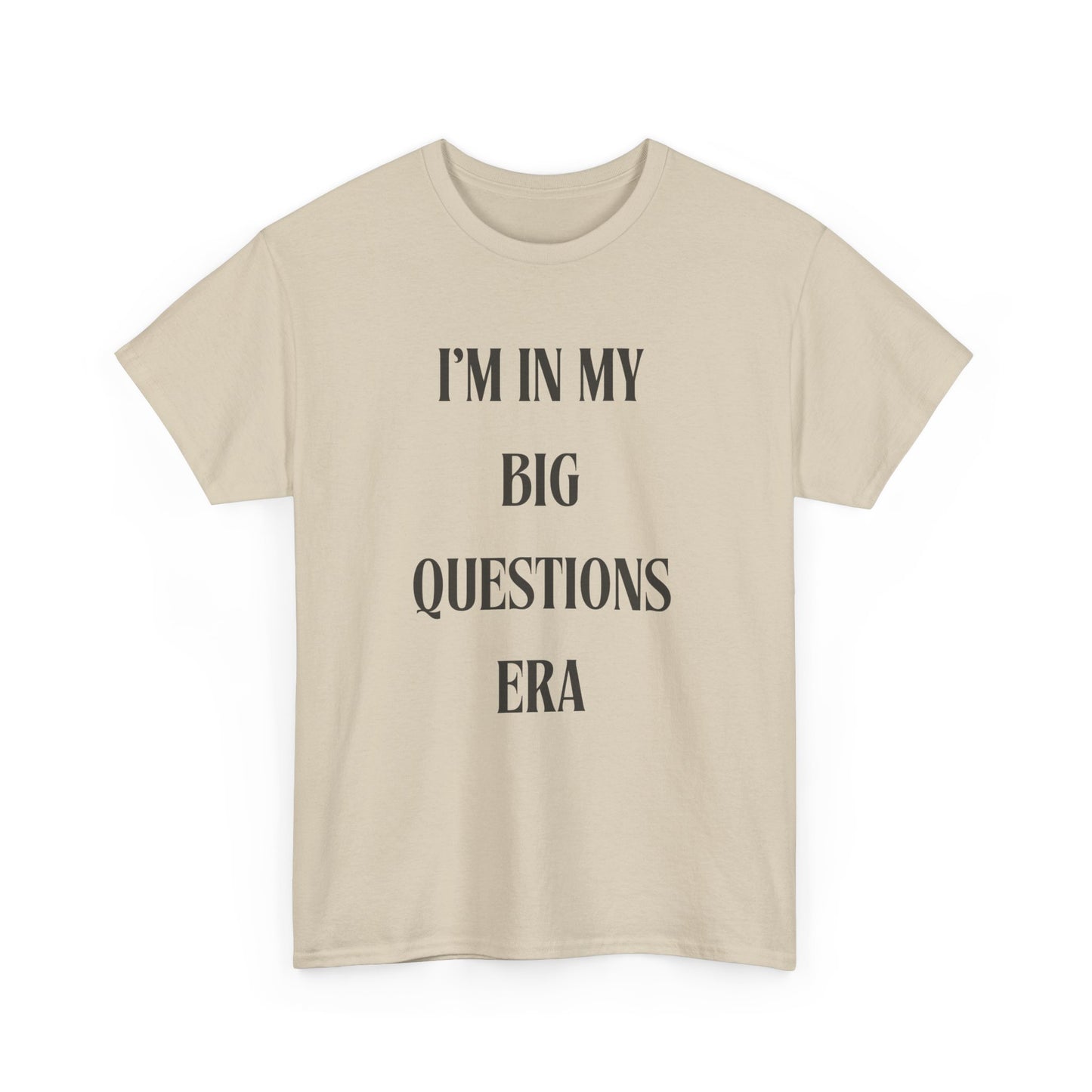 Big Questions Era Unisex Heavy Cotton Tee