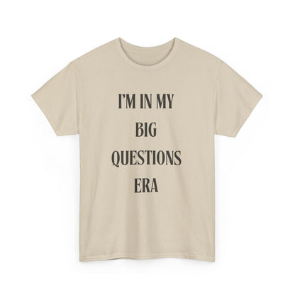 Big Questions Era Unisex Heavy Cotton Tee