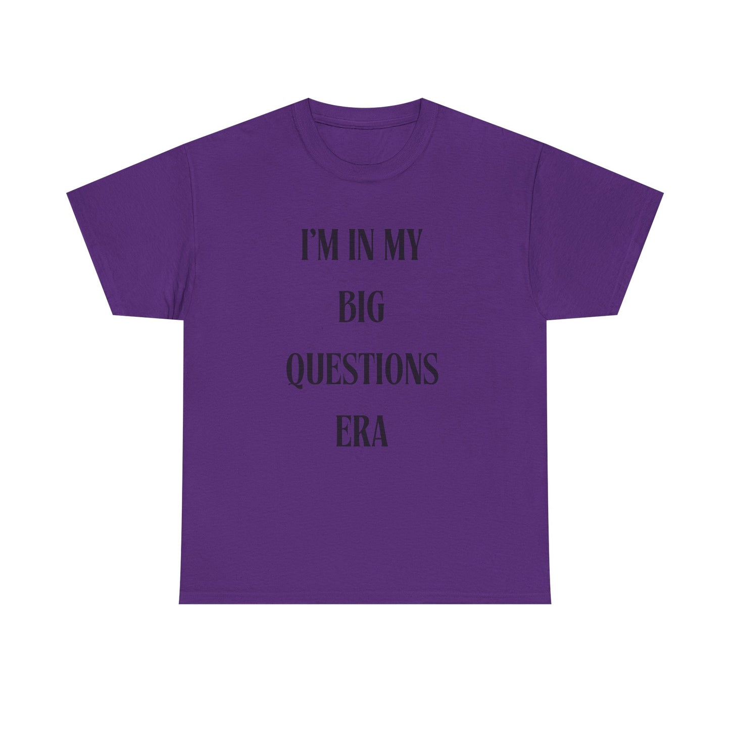 Big Questions Era Unisex Heavy Cotton Tee