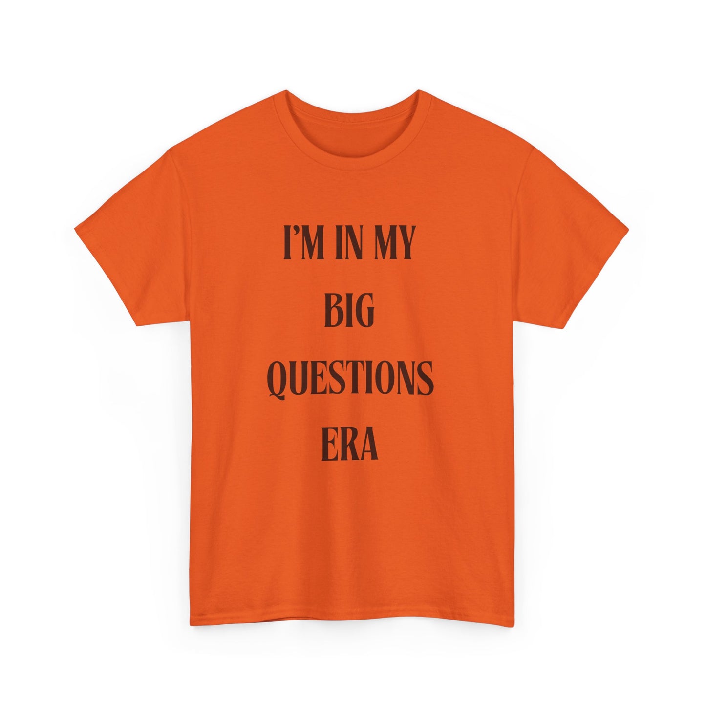 Big Questions Era Unisex Heavy Cotton Tee