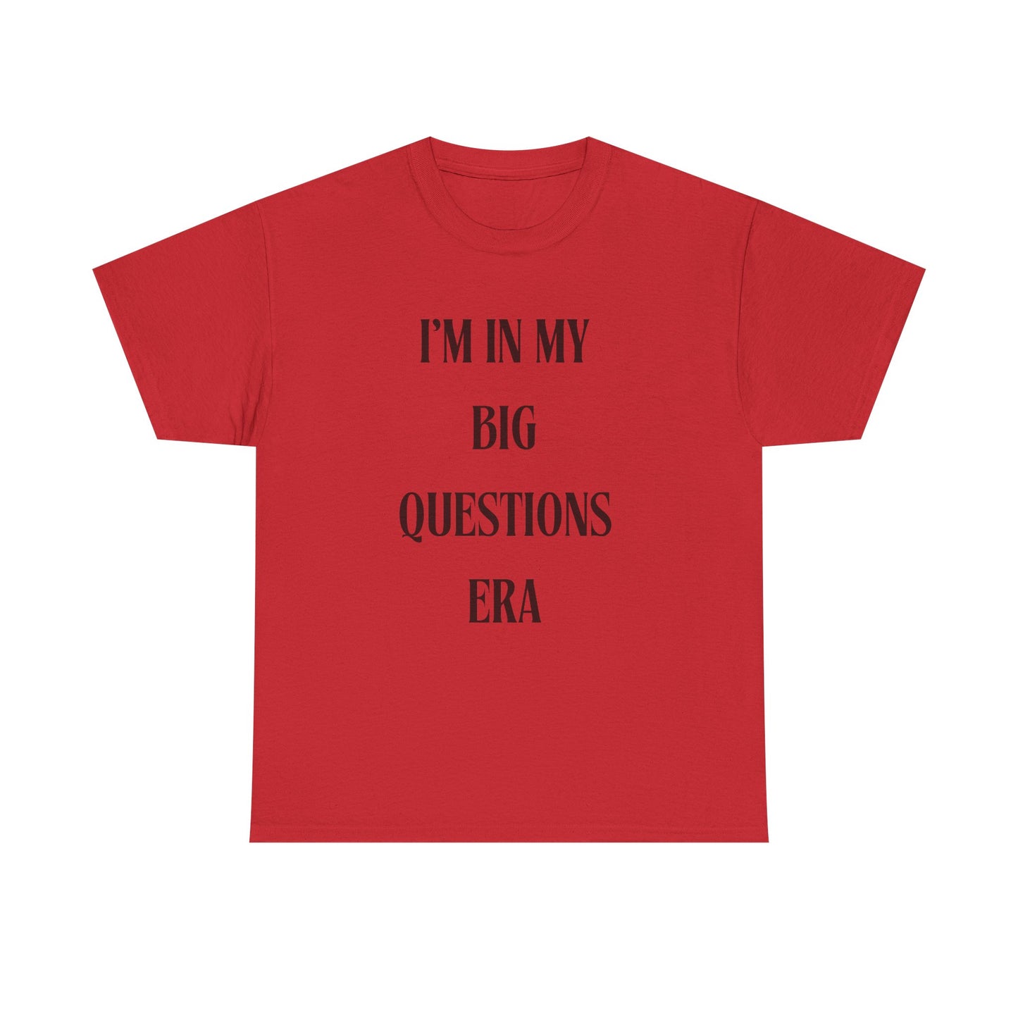 Big Questions Era Unisex Heavy Cotton Tee
