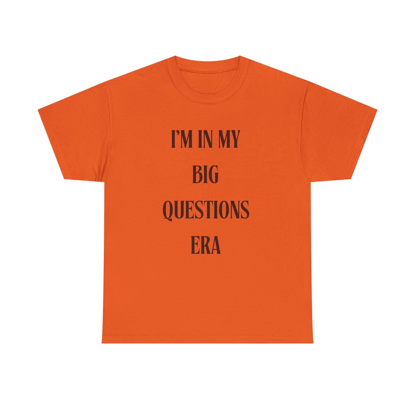Big Questions Era Unisex Heavy Cotton Tee