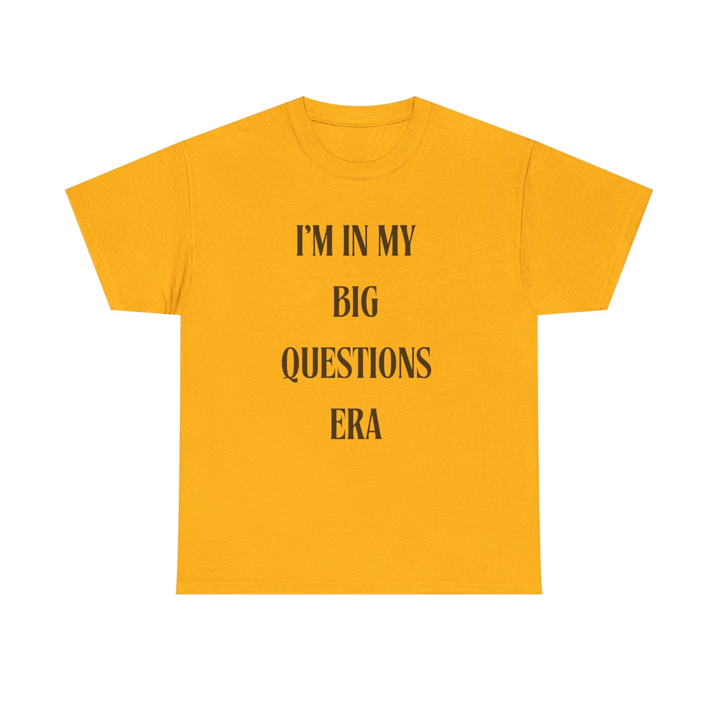 Big Questions Era Unisex Heavy Cotton Tee