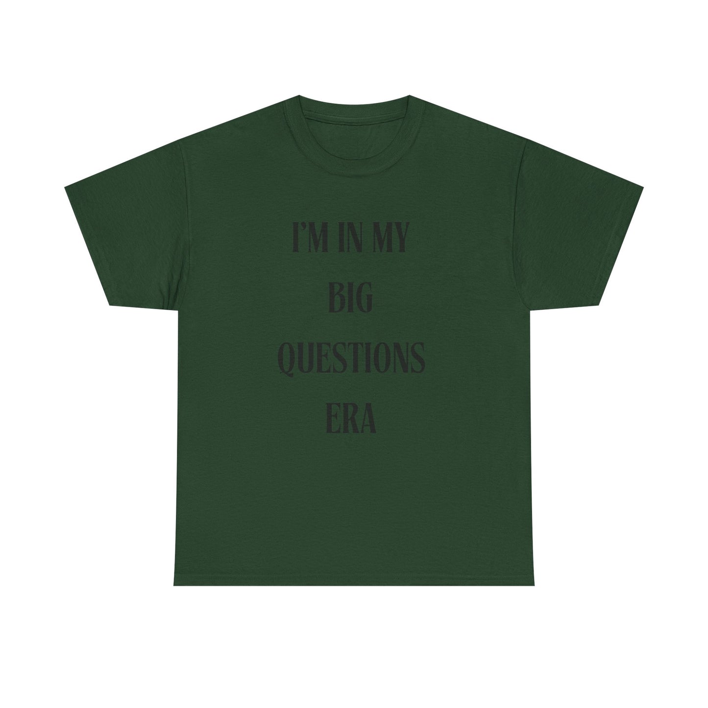 Big Questions Era Unisex Heavy Cotton Tee