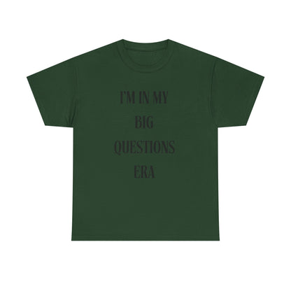 Big Questions Era Unisex Heavy Cotton Tee