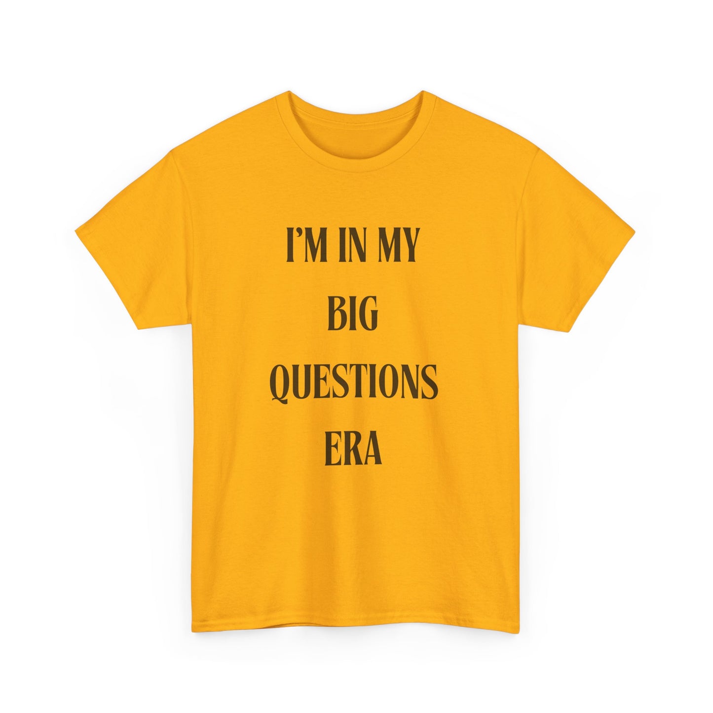 Big Questions Era Unisex Heavy Cotton Tee
