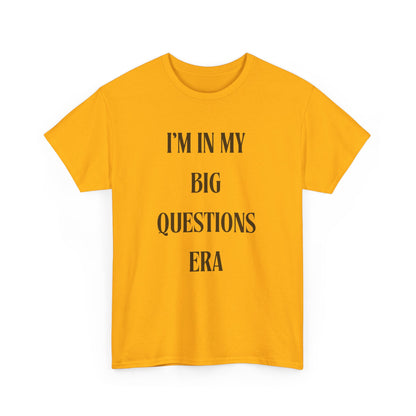 Big Questions Era Unisex Heavy Cotton Tee