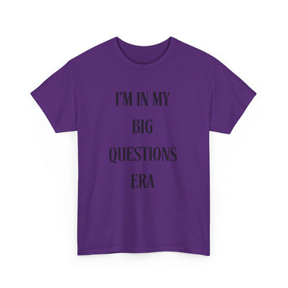 Big Questions Era Unisex Heavy Cotton Tee