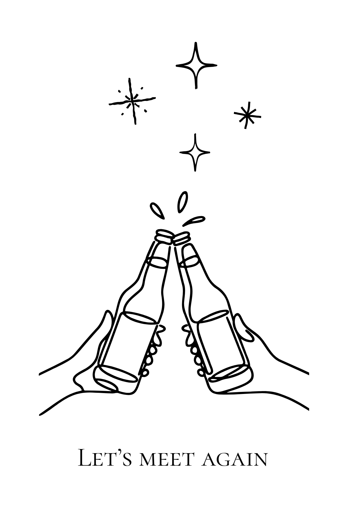 Missing You Card - let's meet again