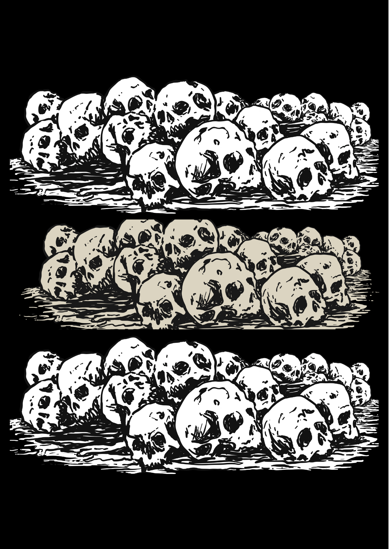 Skull Mental Health Cards for Wellness and Self-Care