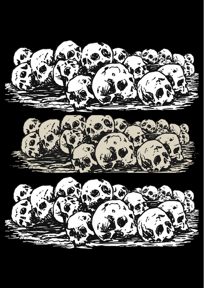 Skull Mental Health Cards for Wellness and Self-Care