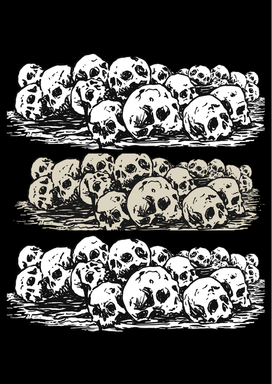 Skull Mental Health Cards for Wellness and Self-Care