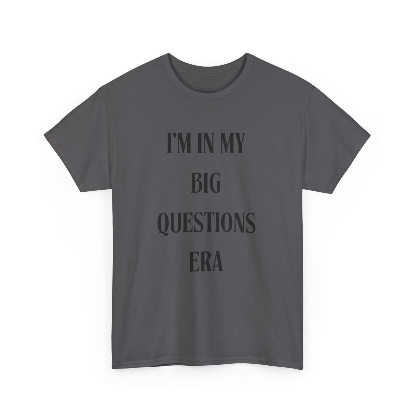 Big Questions Era Unisex Heavy Cotton Tee