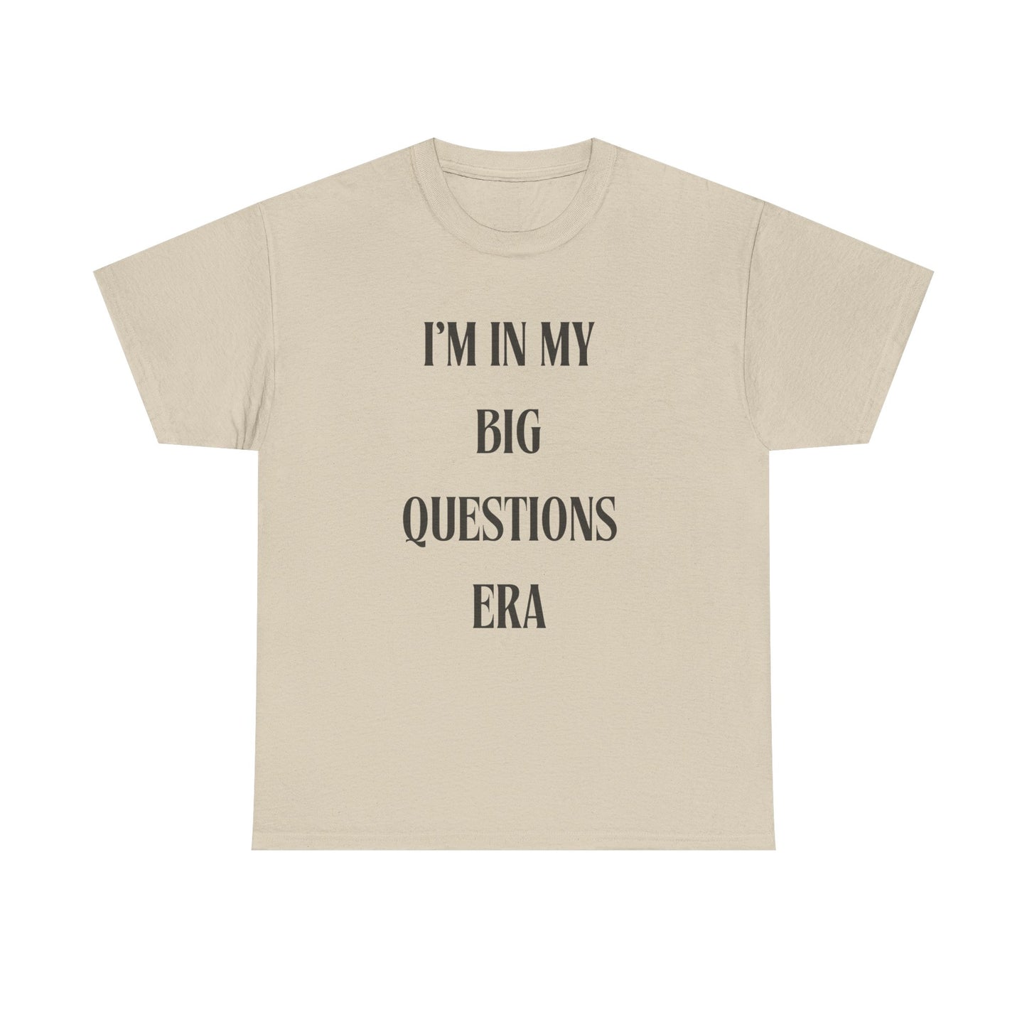 Big Questions Era Unisex Heavy Cotton Tee