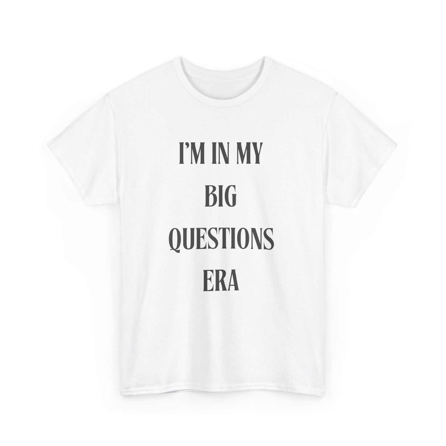 Big Questions Era Unisex Heavy Cotton Tee
