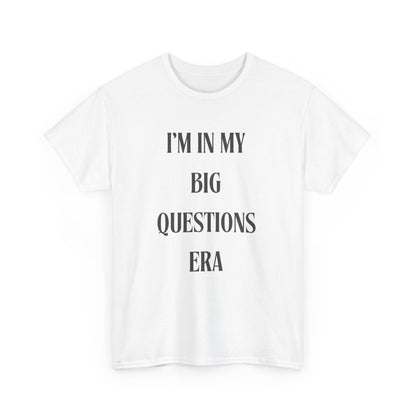 Big Questions Era Unisex Heavy Cotton Tee