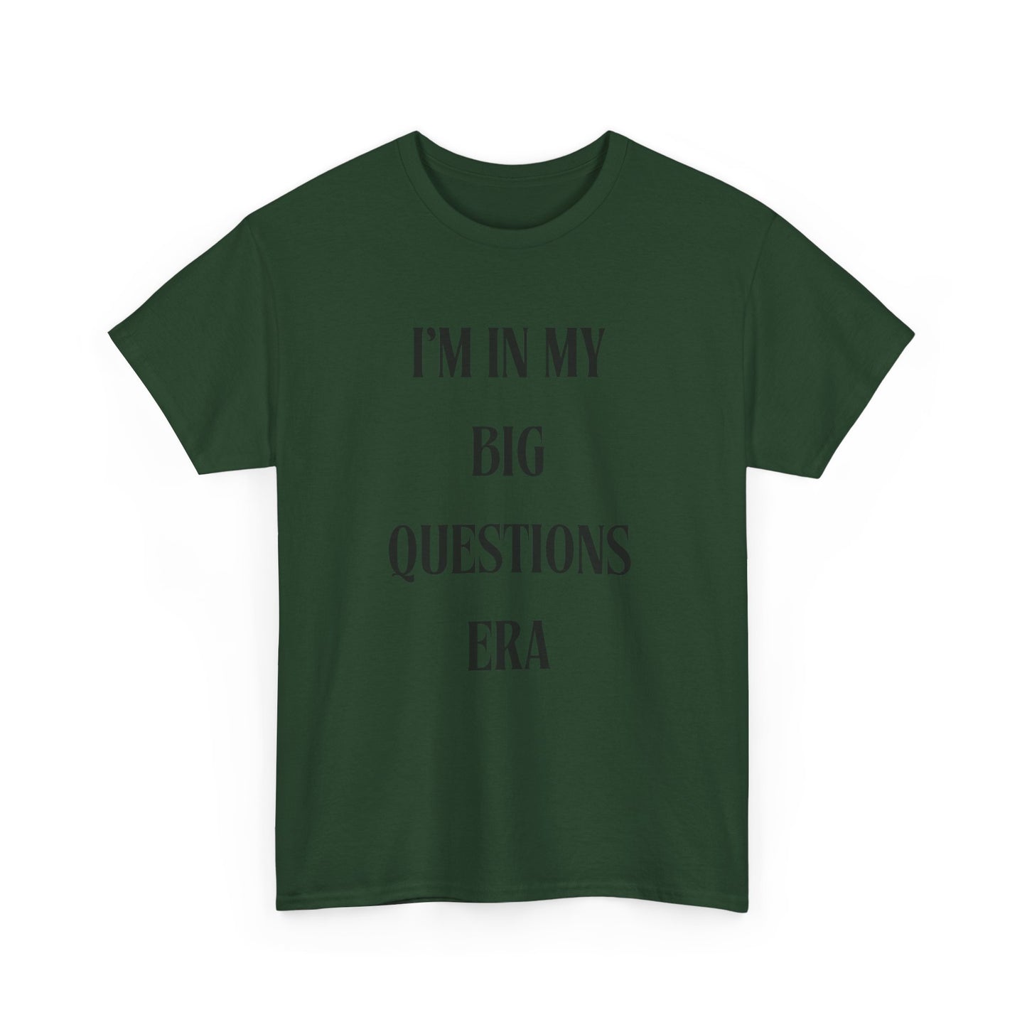 Big Questions Era Unisex Heavy Cotton Tee