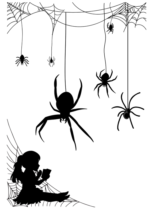 Gothic Spider Web Mental Health  - Inner Child & Anxiety